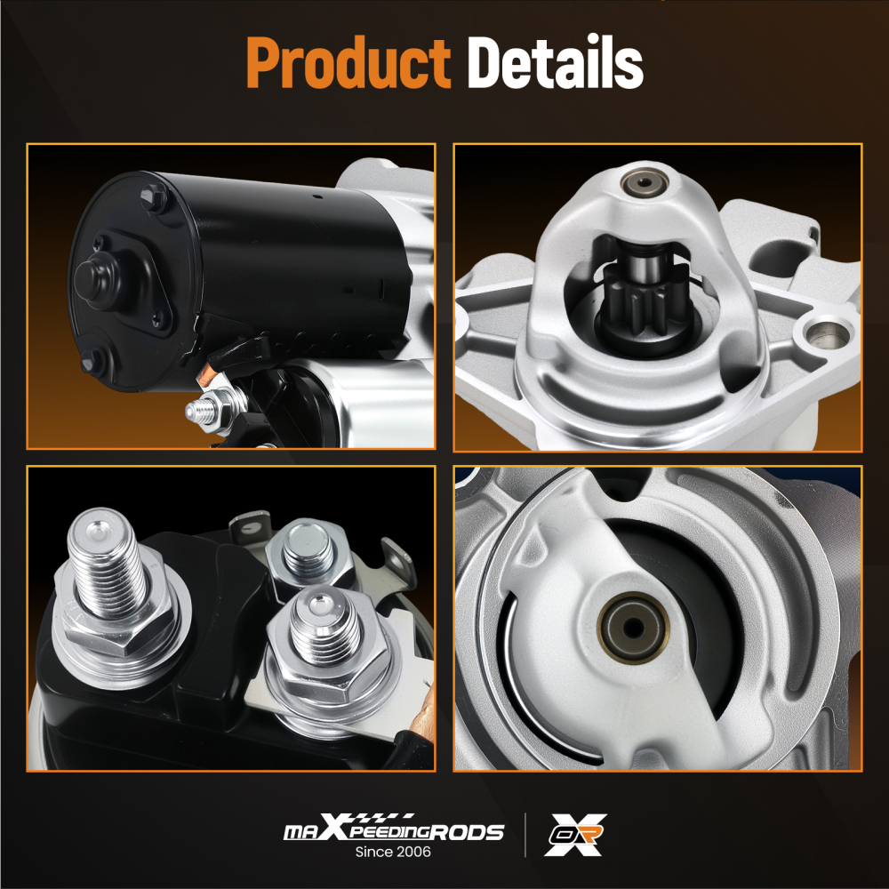 Starter Motor compatible for Mini Cooper S R50 R53 R52 2002-2008 17854N 7570488 0.9kW 9T