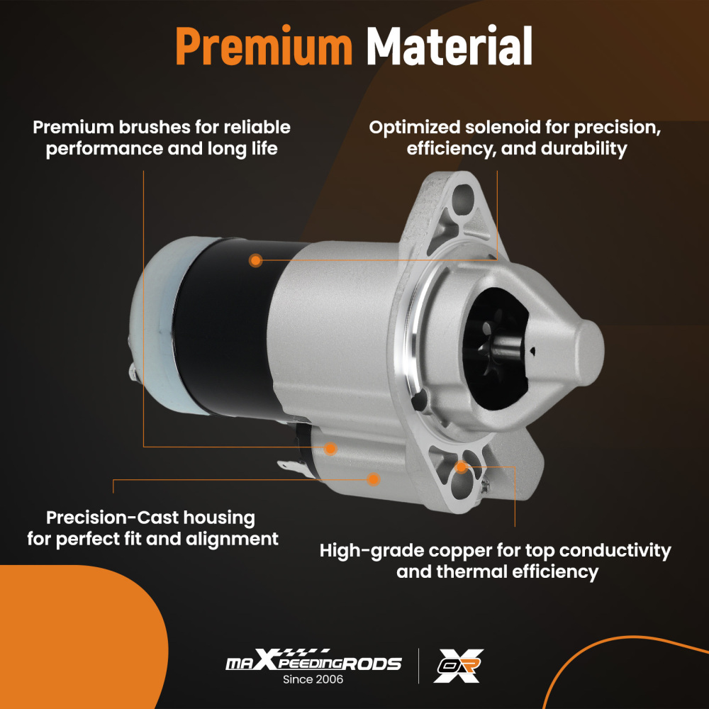 Starter Motor for Hyster Lift Truck H-60XL H-25XM S-50XM Yale F2 FE FFSO18400