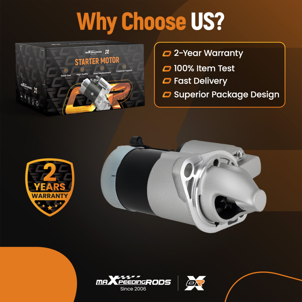 Starter Motor for Hyster Lift Truck H-60XL H-25XM S-50XM Yale F2 FE FFSO18400