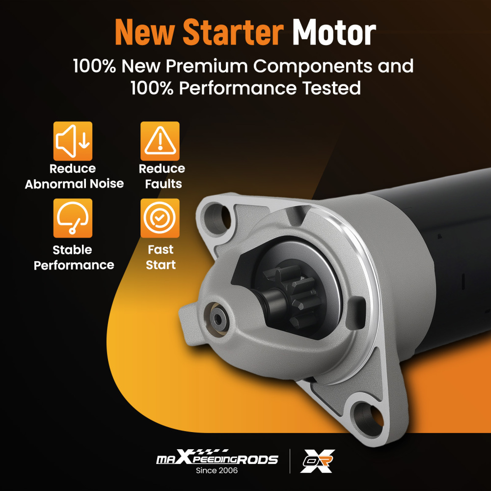 Starter Motor compatible for Husqvarna PT26D Mower 2008-2012 20513015 12V