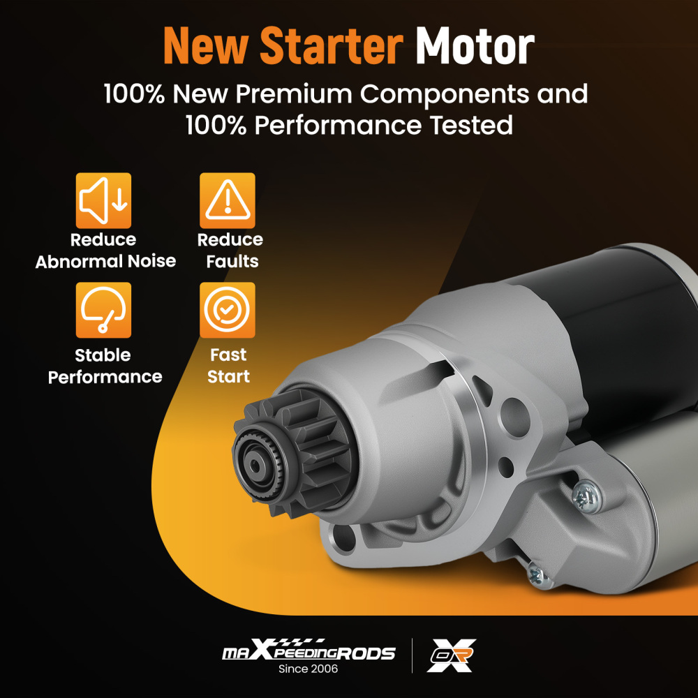 Starter compatible for Nissan Altima 2007-2013 2.5L M000TA0172ZC 19060N 12V 1.7kW PMGR