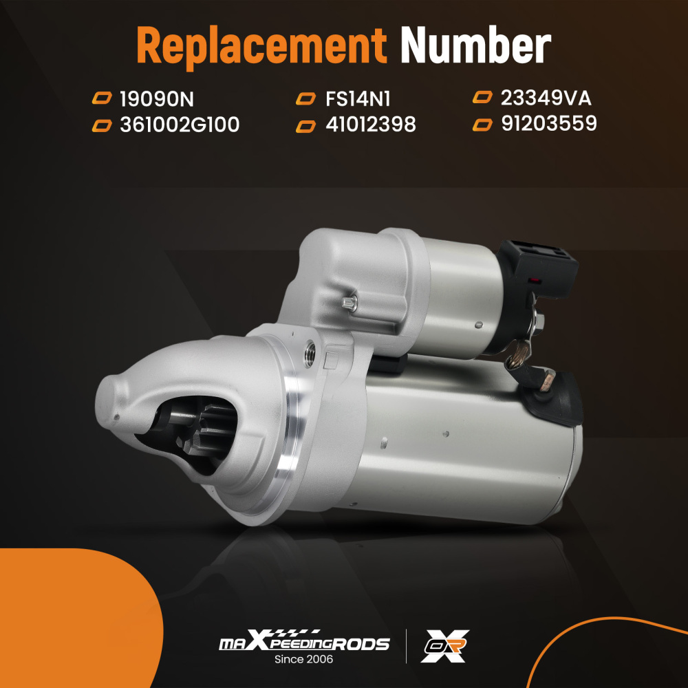 1.2kW Starter compatible for Hyundai/Kia 2.4L 2009-2014 41012398 12V CW PMGR