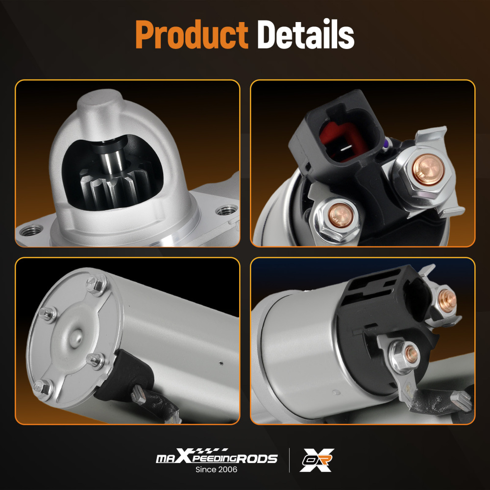 1.2kW Starter compatible for Hyundai/Kia 2.4L 2009-2014 41012398 12V CW PMGR