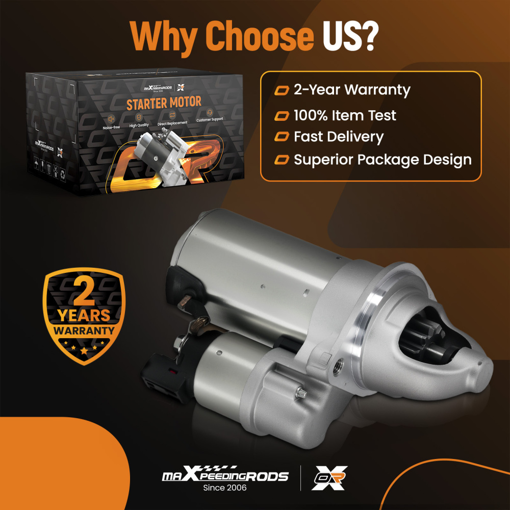 1.2kW Starter compatible for Hyundai/Kia 2.4L 2009-2014 41012398 12V CW PMGR