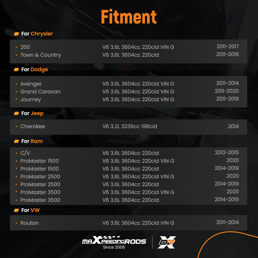 Starter compatible for Chrysler 200 Town Country 3.6 428000-7200 4801839AB 19616N 2011-2020