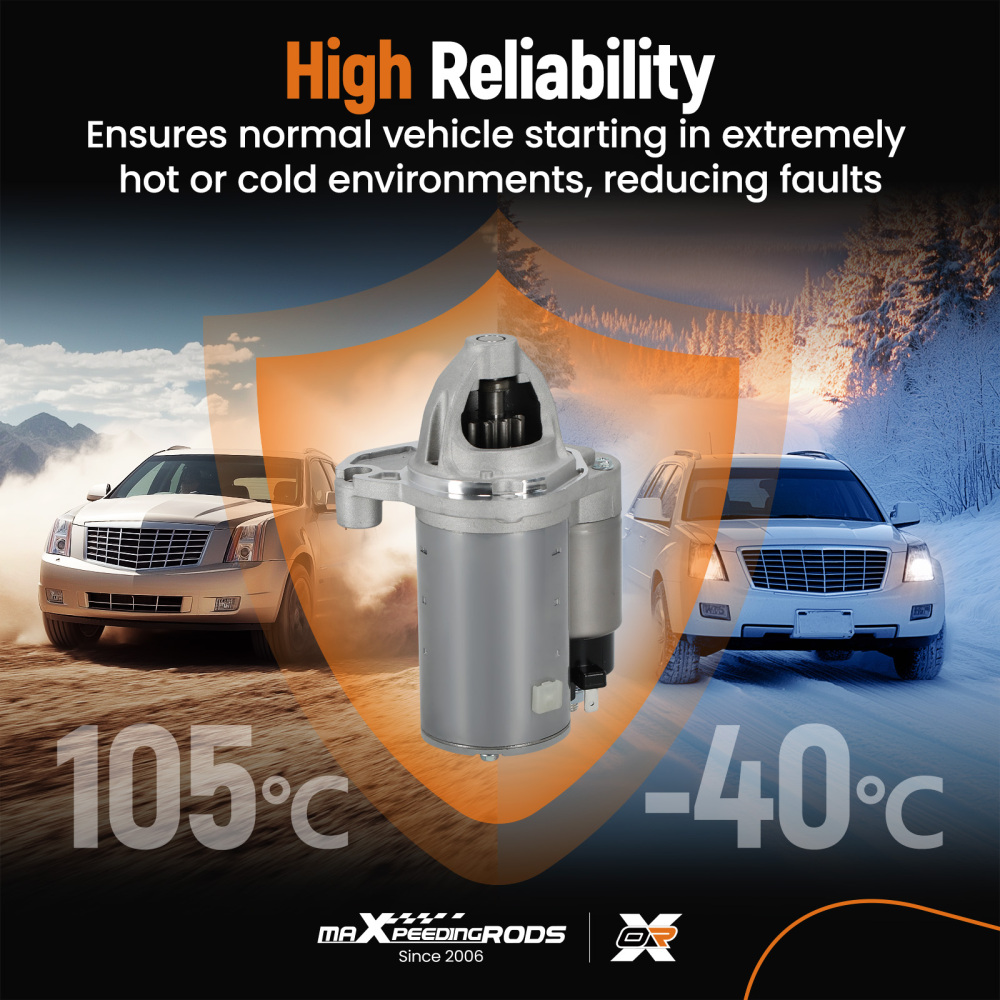 Starter compatible for Chrysler 200 Town Country 3.6 428000-7200 4801839AB 19616N 2011-2020