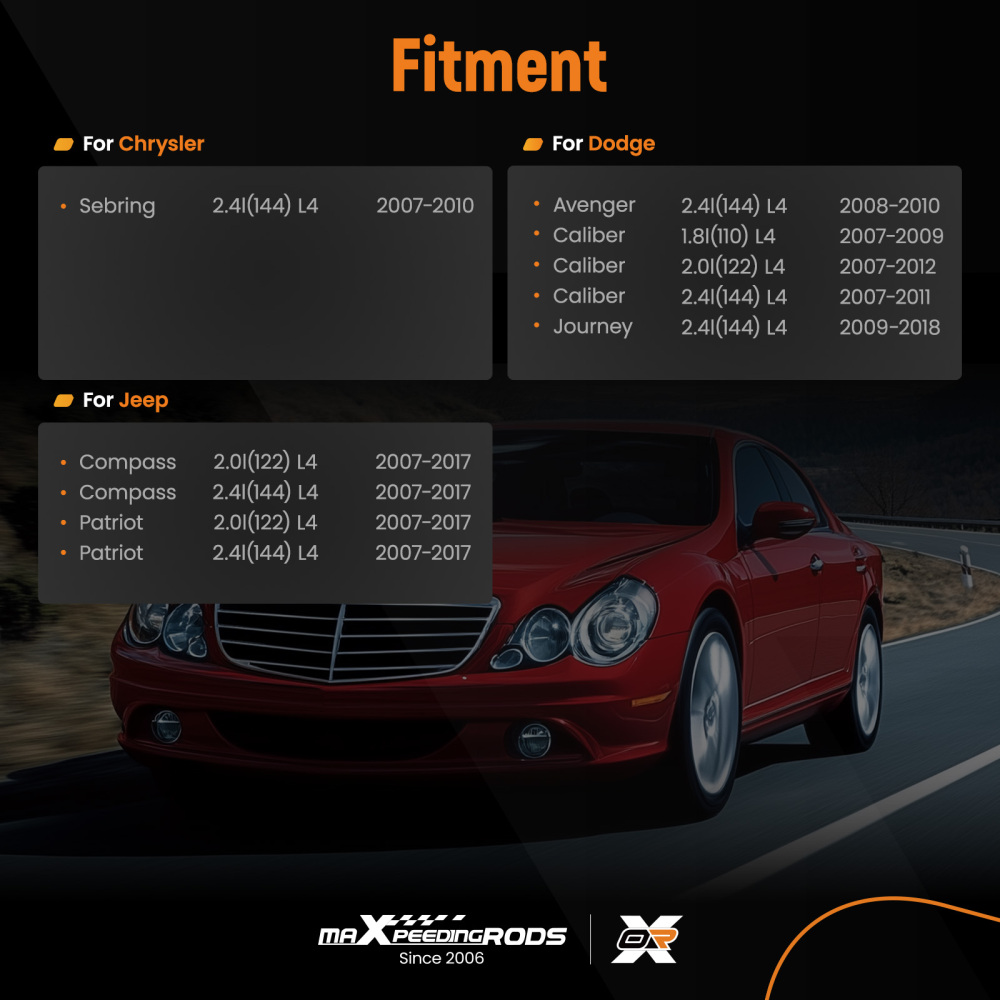 Starter Motor compatible for Dodge Caliber 1.8L/2.0L 2007-2012 05034555AA CW 1.2kW