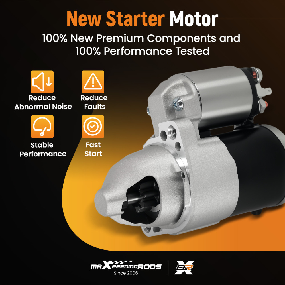 Starter Motor compatible for Dodge Caliber 1.8L/2.0L 2007-2012 05034555AA CW 1.2kW