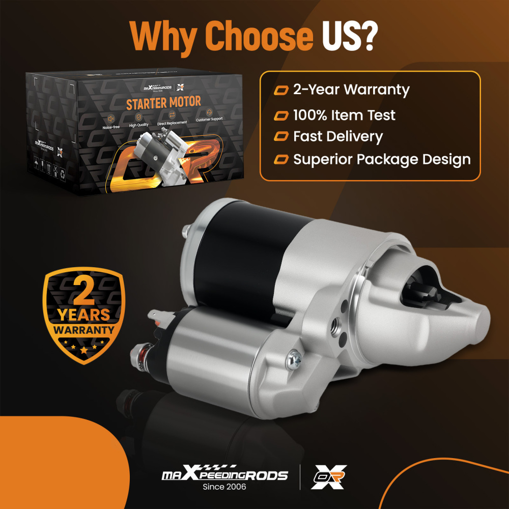 Starter Motor compatible for Dodge Caliber 1.8L/2.0L 2007-2012 05034555AA CW 1.2kW