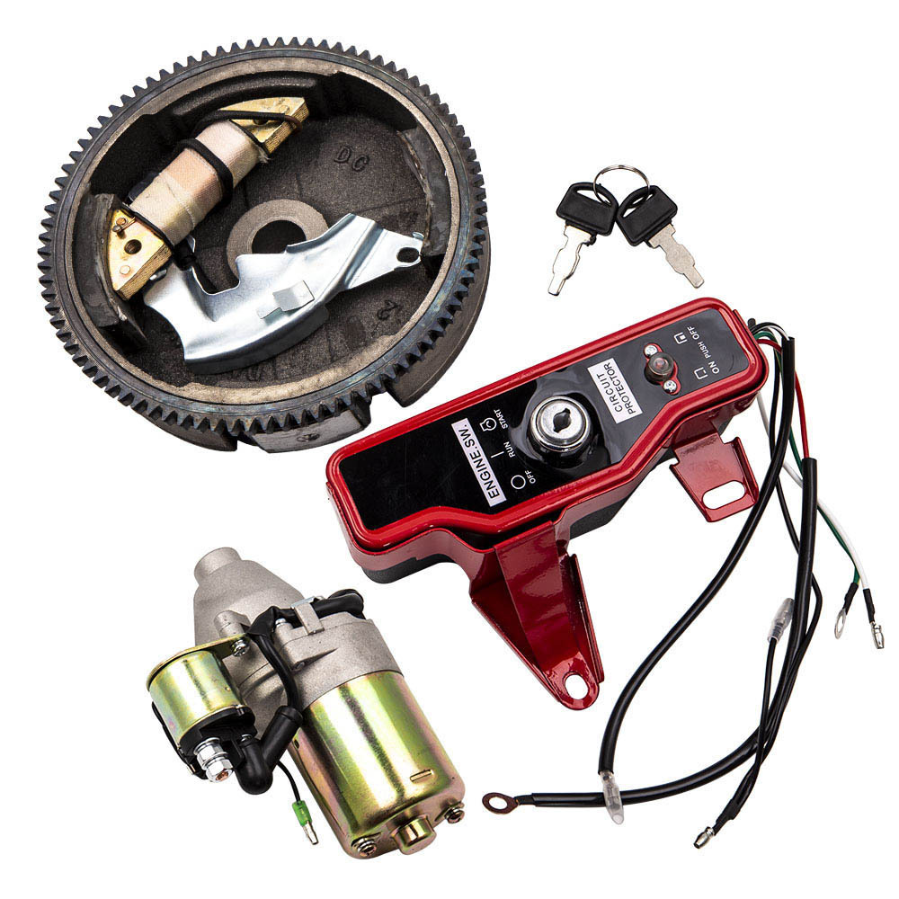 Electric Starter Motor Start Kits compatible for HONDA GX160 5.5HP GX200 6.5HP 4-stroke