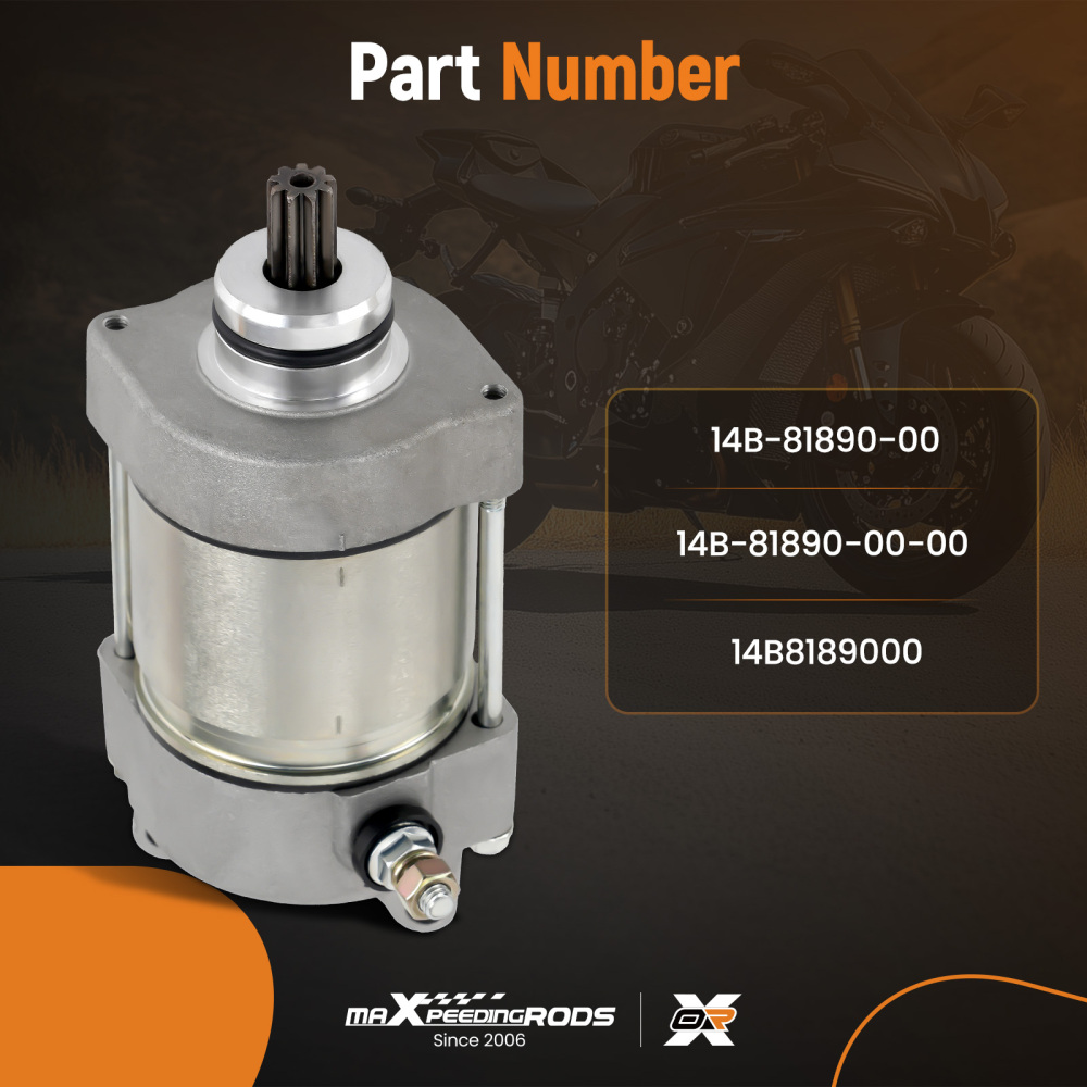 Starter Motor Engine Starting compatible for Yamaha YZF R1 YZF-R1 14B-81890-00 2009-2014