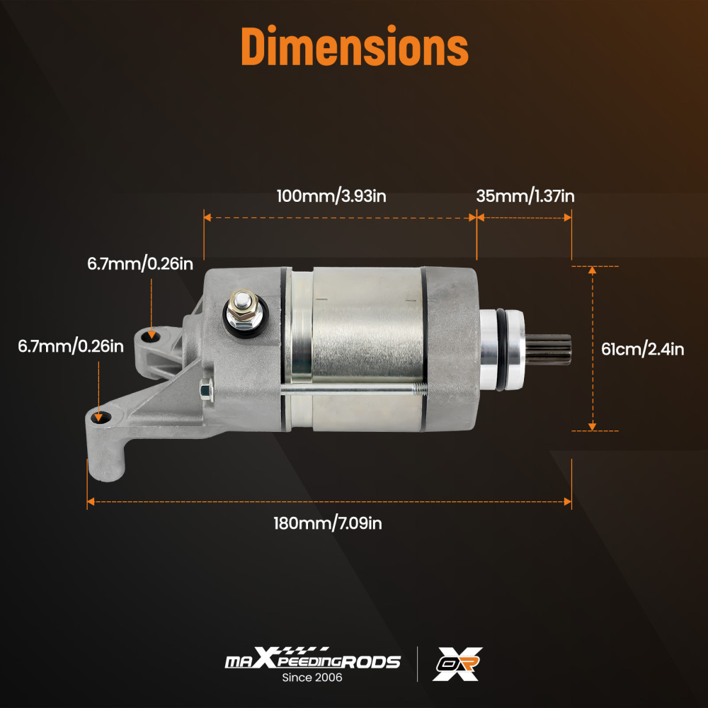 Starter Motor Engine Starting compatible for Yamaha YZF R1 YZF-R1 14B-81890-00 2009-2014