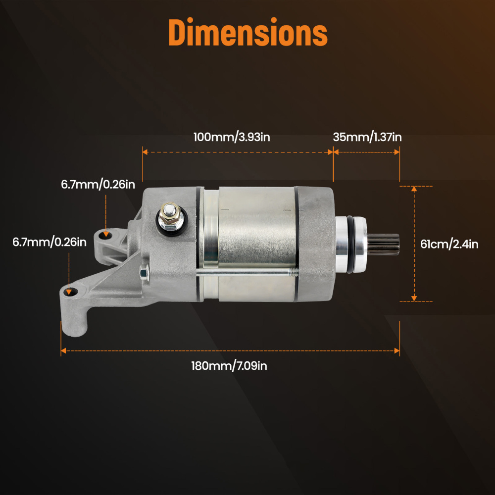 Starter Motor Engine Starting compatible for Yamaha YZF R1 YZF-R1 14B-81890-00 2009-2014