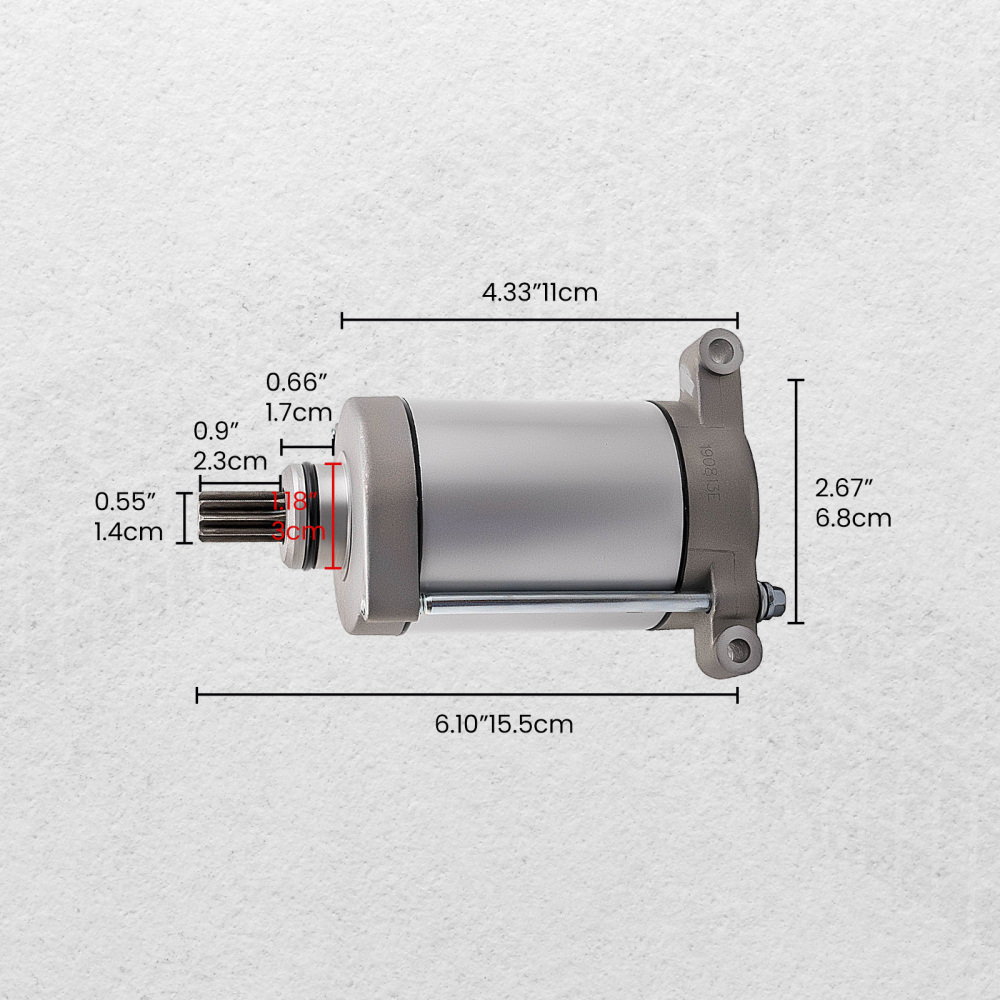 Compatible for Yamaha Grizzly 400 450 660 YFM40FB YFM45FGSP YFM660F 4WV-81800 Starter Motor