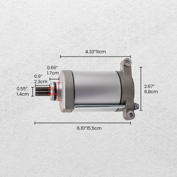 Compatible for Yamaha Grizzly 400 450 660 YFM40FB YFM45FGSP YFM660F 4WV-81800 Starter Motor