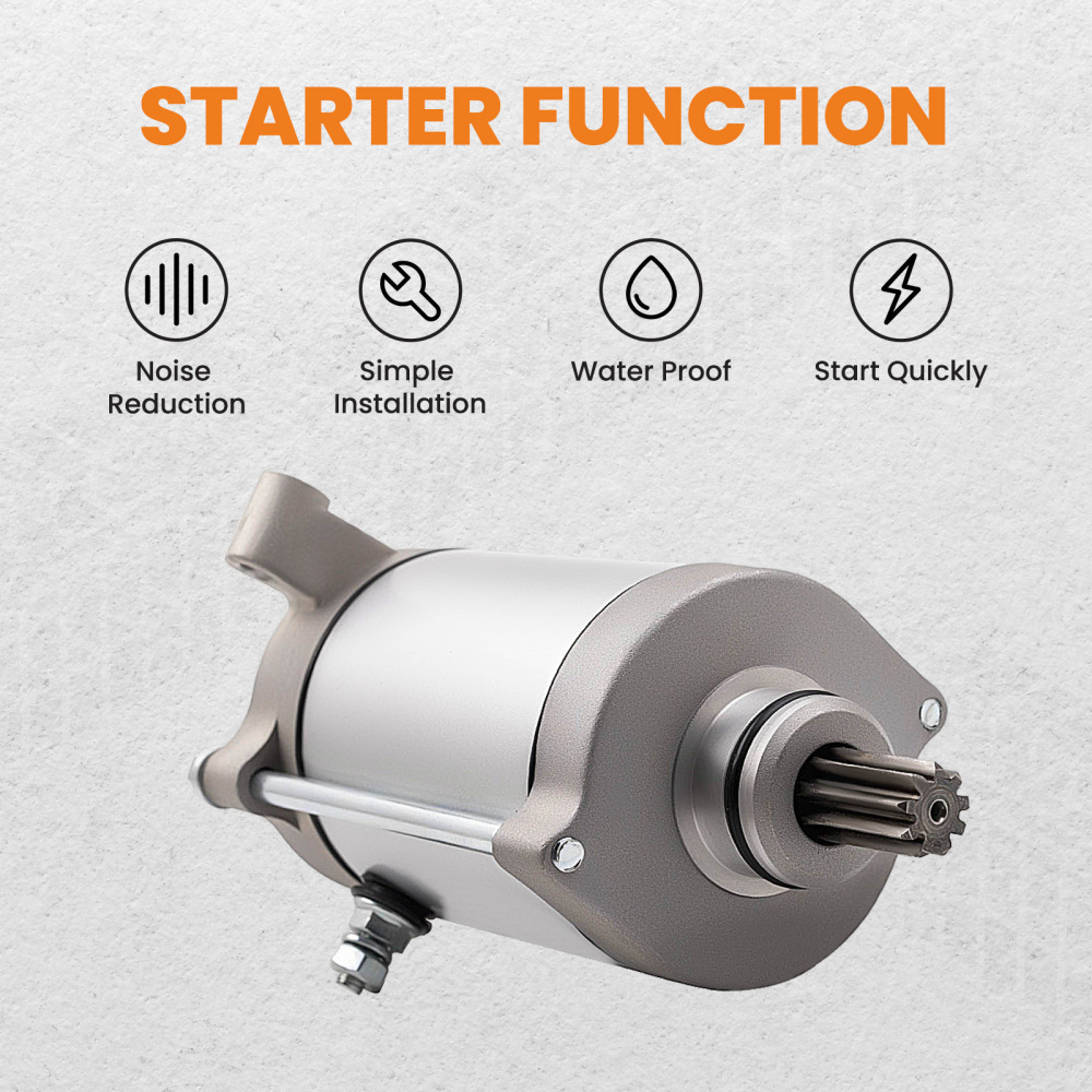 Compatible for Yamaha Grizzly 400 450 660 YFM40FB YFM45FGSP YFM660F 4WV-81800 Starter Motor