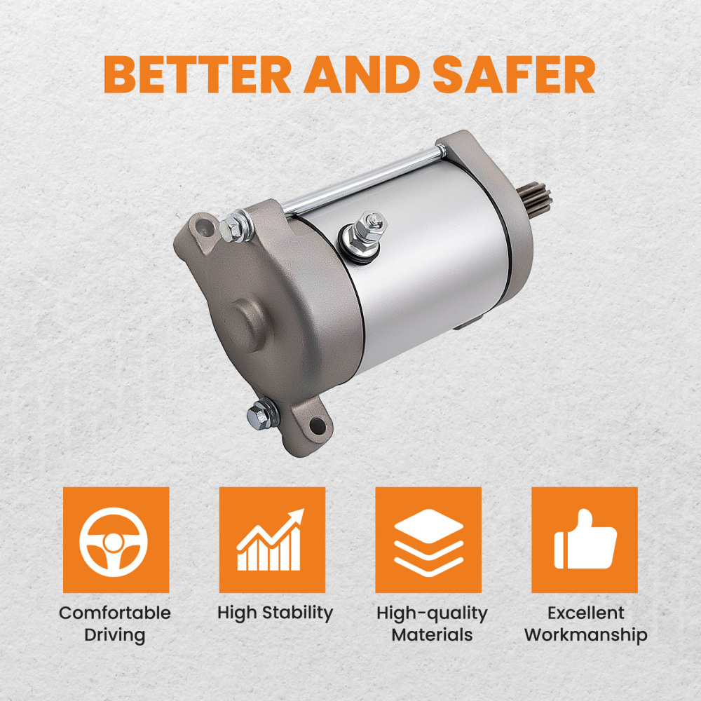 Compatible for Yamaha Grizzly 400 450 660 YFM40FB YFM45FGSP YFM660F 4WV-81800 Starter Motor