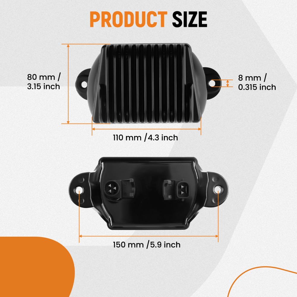 Voltage Regulator Rectifier compatible for Harley Touring Models 2009-2014 74505-09 7450509