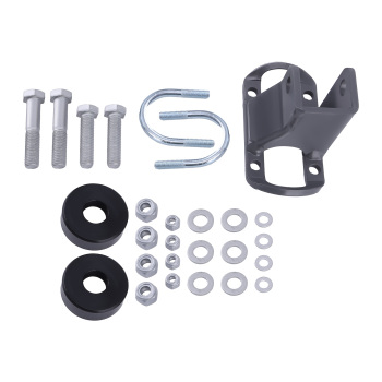 Adjustable Track Bar Drag Link Tie Rod Kit 0-4 Lift compatible for Dodge Ram 2500 3500 4x4