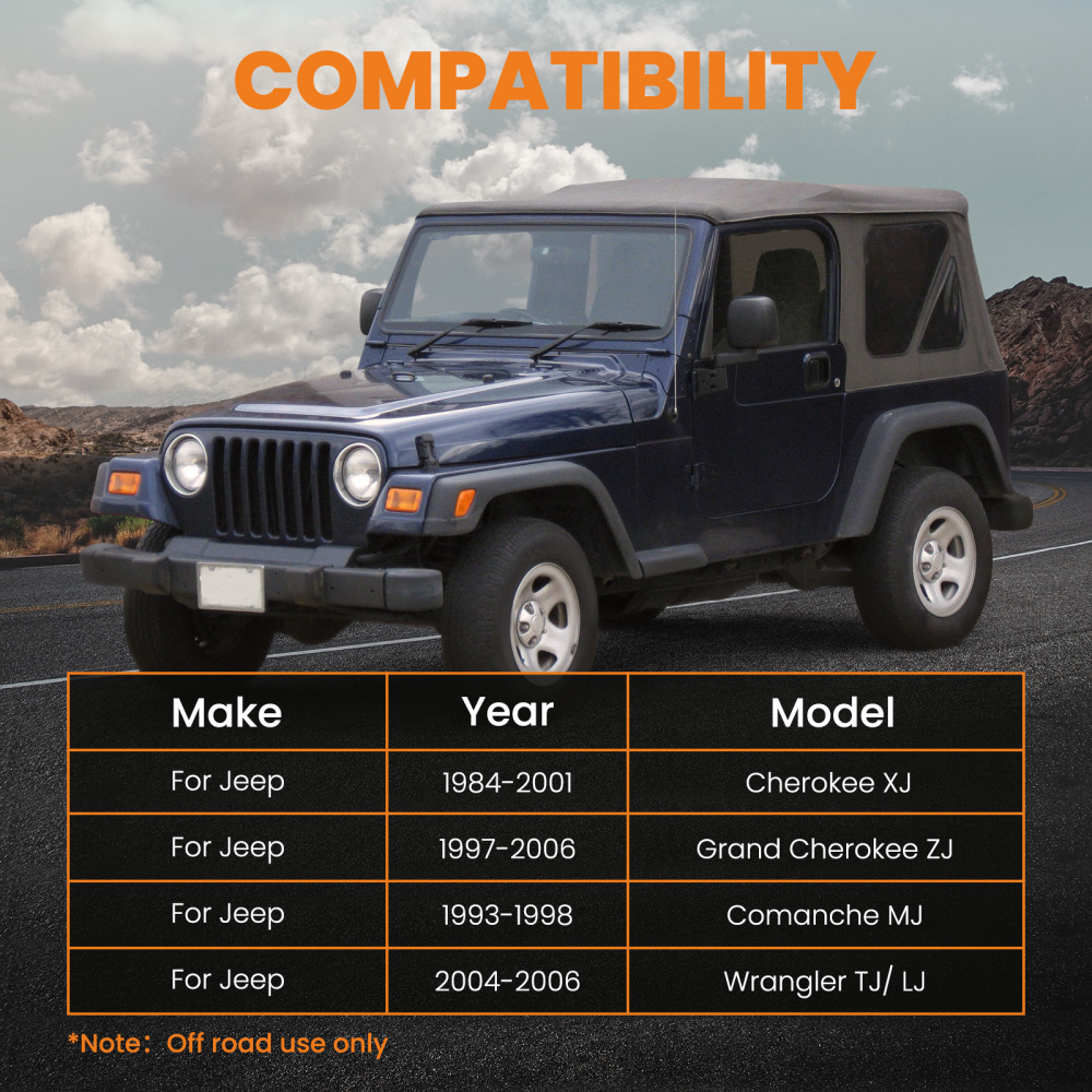 Crossover 1 TON steering kit Qulified compatible for Jeep XJ MJ ZJ TJ LJ