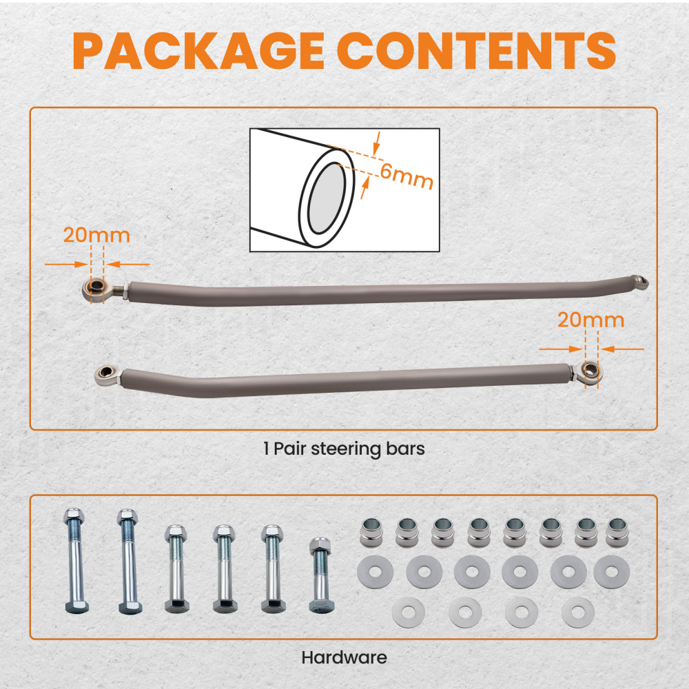 Crossover 1 TON steering kit Qulified compatible for Jeep XJ MJ ZJ TJ LJ