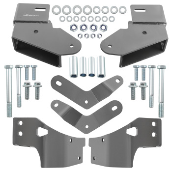 Crossover Steering Kit + Control Arm Brackets For 1984-2001 compatible for Jeep Cherokee XJ