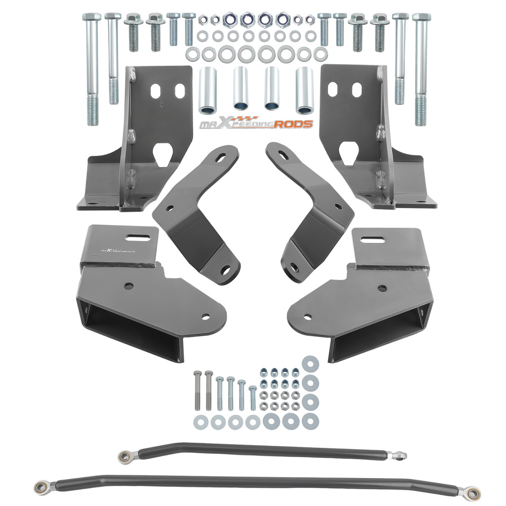 Crossover Steering Kit + Control Arm Brackets For 1984-2001 compatible for Jeep Cherokee XJ
