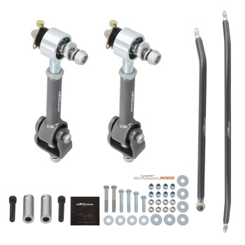 Front Steering Crossover Kits + Sway Bar Links for 1984-2001 compatible for Jeep Cherokee XJ