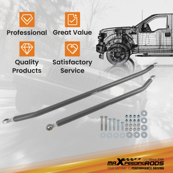 Front Steering Crossover Kits + Sway Bar Links for 1984-2001 compatible for Jeep Cherokee XJ