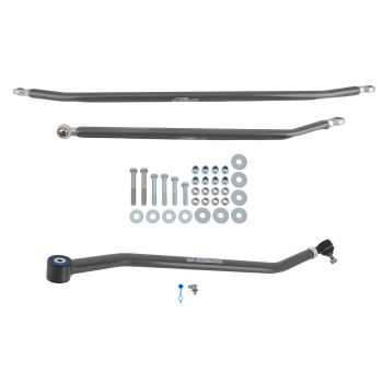 Adjustable Front Track Bar Steering Kit compatible for Jeep Wrangler TJ 1997-2006 2.5-4.5