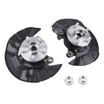Front Left + Right Wheel Bearing Hub Steering Knuckle Assy compatible for Toyota Corolla
