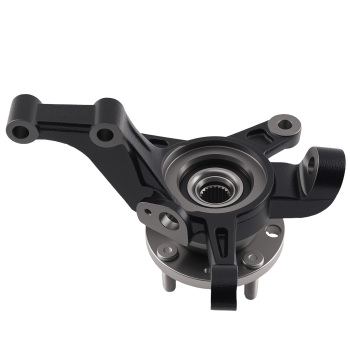 Front Driver Steering Knuckle compatible for Chevy Aveo/G3 04-11 96535190 96870493 Steel