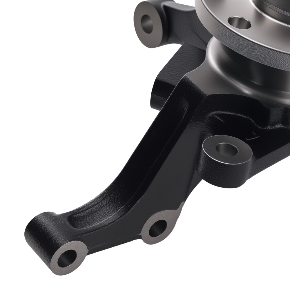 Front Driver Steering Knuckle compatible for Chevy Aveo/G3 04-11 96535190 96870493 Steel