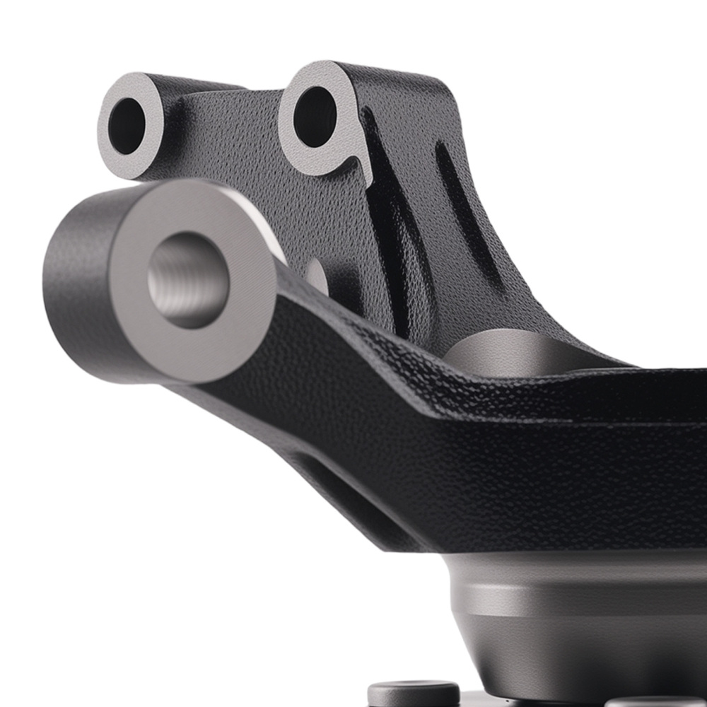 Front Driver Steering Knuckle compatible for Chevy Aveo/G3 04-11 96535190 96870493 Steel