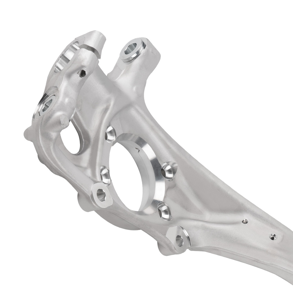 2x Front LeftRight Steering Knuckle compatible for Audi A6 Allroad C7 2012-2018 4GD407257B