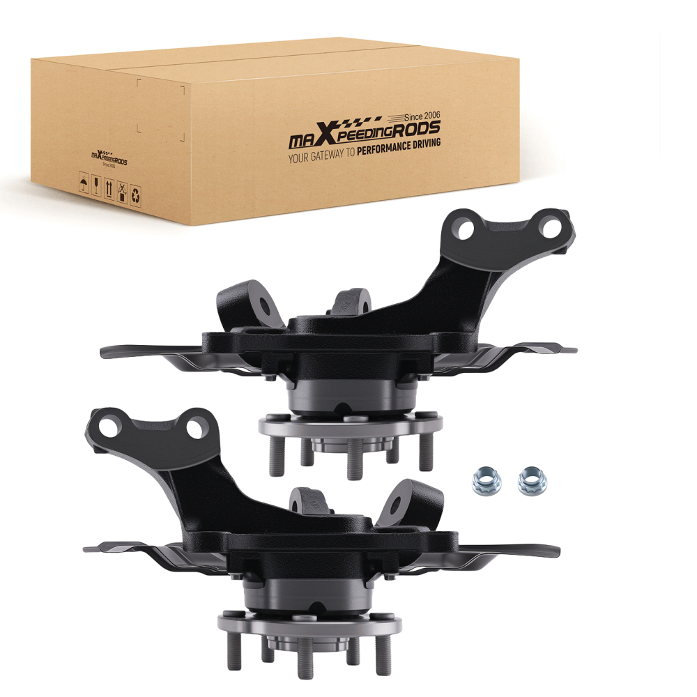 2x Front Steering Knuckle & Wheel Hub Bearing compatible for Toyota Camry L LE XLE 686-248