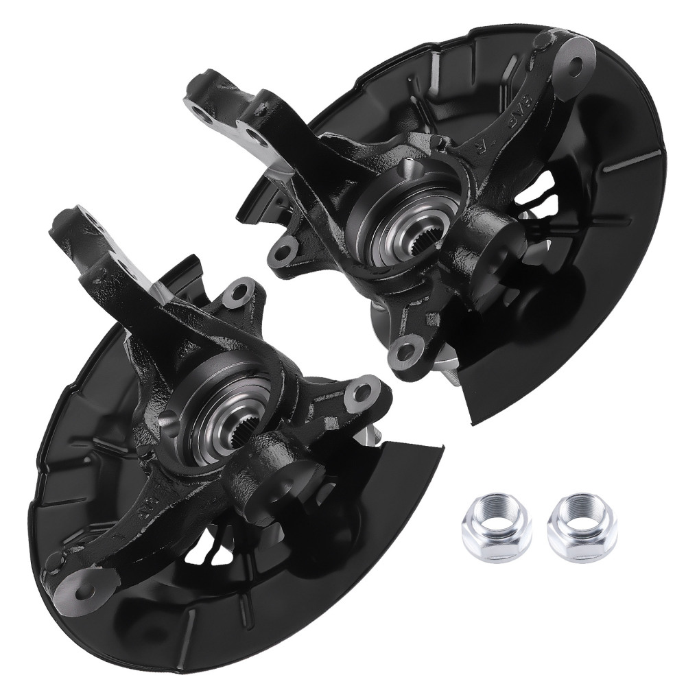 2x Front DriverPassenger Sides Steering Knuckle compatible for Toyota Camry LE XLE 15-17