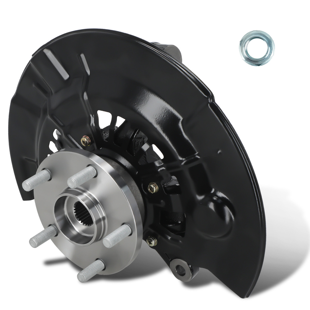 Front Left Steering Knuckle + Wheel Hub Bearing compatible for Toyota Camry KA686249 12-14