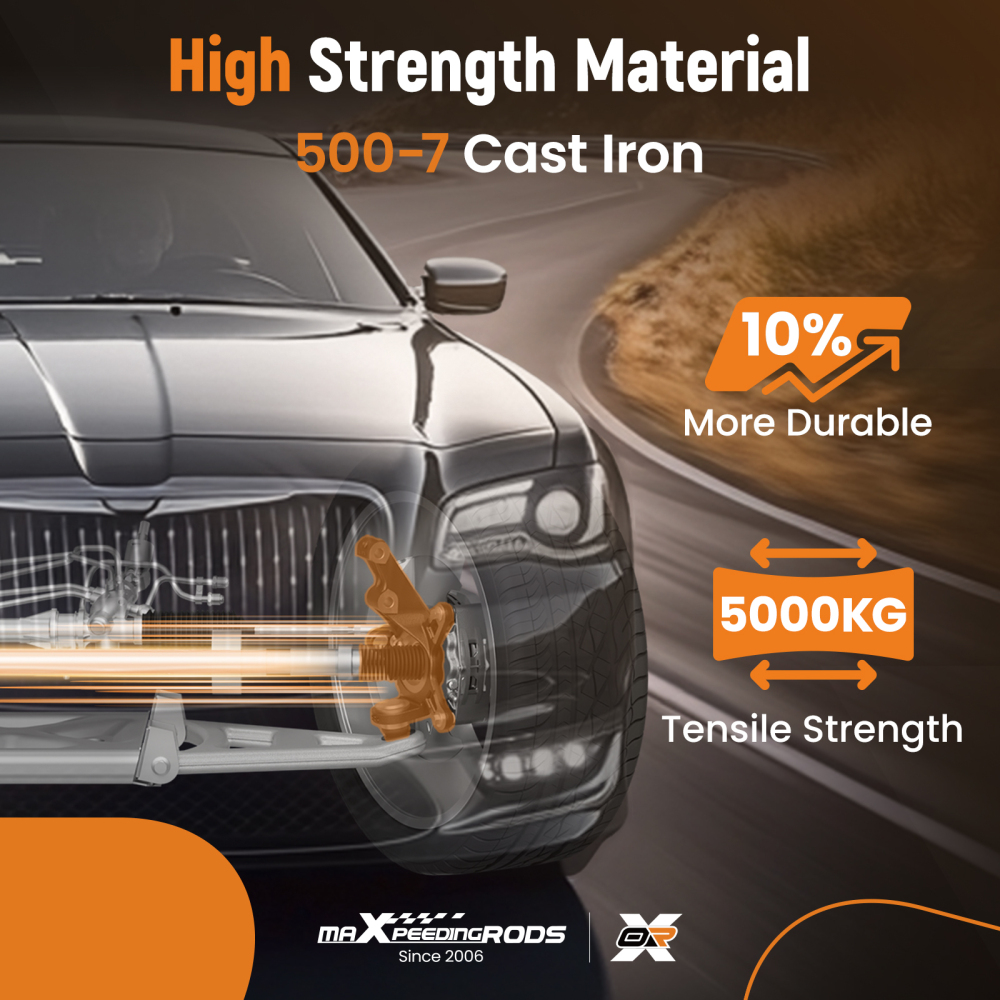 1x Front Steering KnuckleWheel Hub Bearing compatible for Lexus ES350 686261 07 - 2012