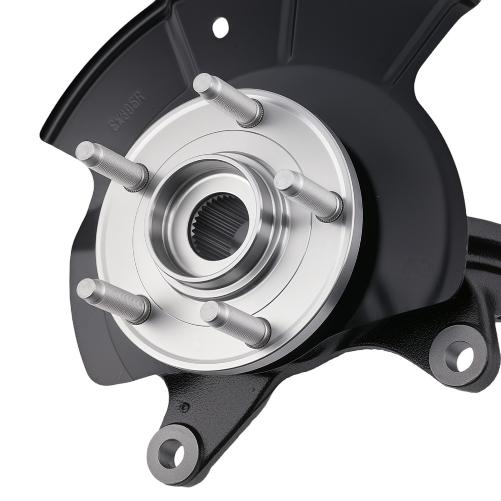 Passenger Side Wheel Hub Bearing Knuckle Assembly compatible for Ford Edge 2011-14 LK058