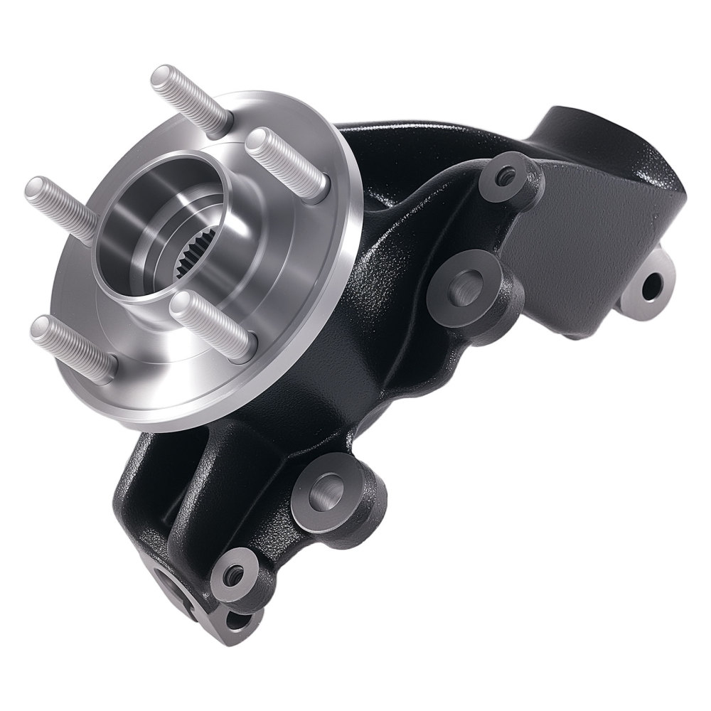 Front RH Steering Knuckle Wheel Hub Assembly compatible for Ford Focus 2012-2018 686-352