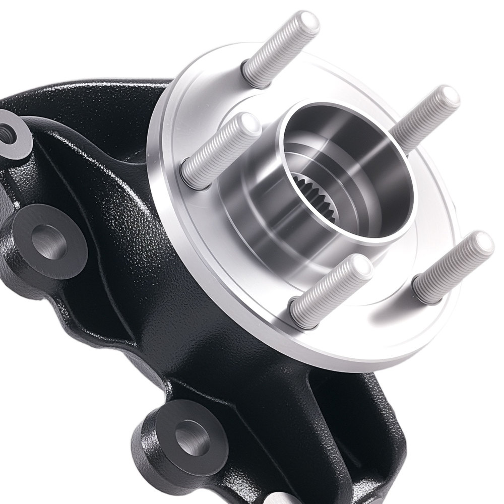 Front Left HubBearing Steering Knuckle compatible for Ford Focus 2.0L 2012-2018