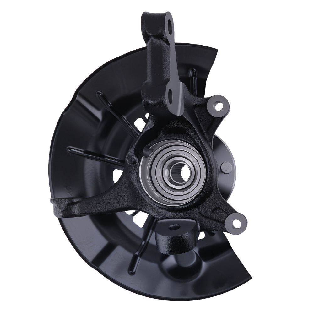 Front Steering Knuckle+Wheel Hub Bearing compatible for Toyota Camry 698-382 698-383 12-17