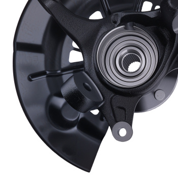 Front Steering Knuckle+Wheel Hub Bearing compatible for Toyota Camry 698-382 698-383 12-17