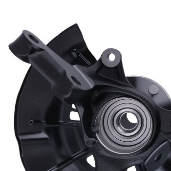 Front Steering Knuckle+Wheel Hub Bearing compatible for Toyota Camry 698-382 698-383 12-17