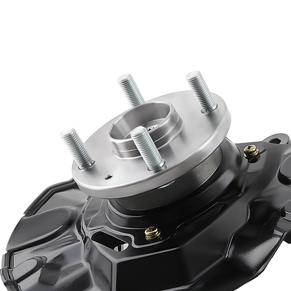 Left+Right Knuckle Steering Wheel Bearing Hub Assy Black compatible for Toyota Matrix 03-08