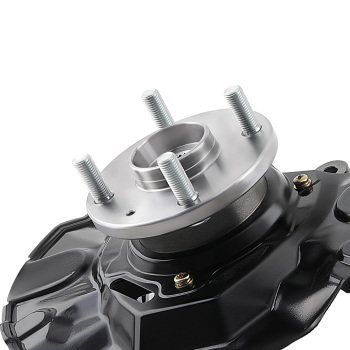 Left+Right Knuckle Steering Wheel Bearing Hub Assy Black compatible for Toyota Matrix 03-08