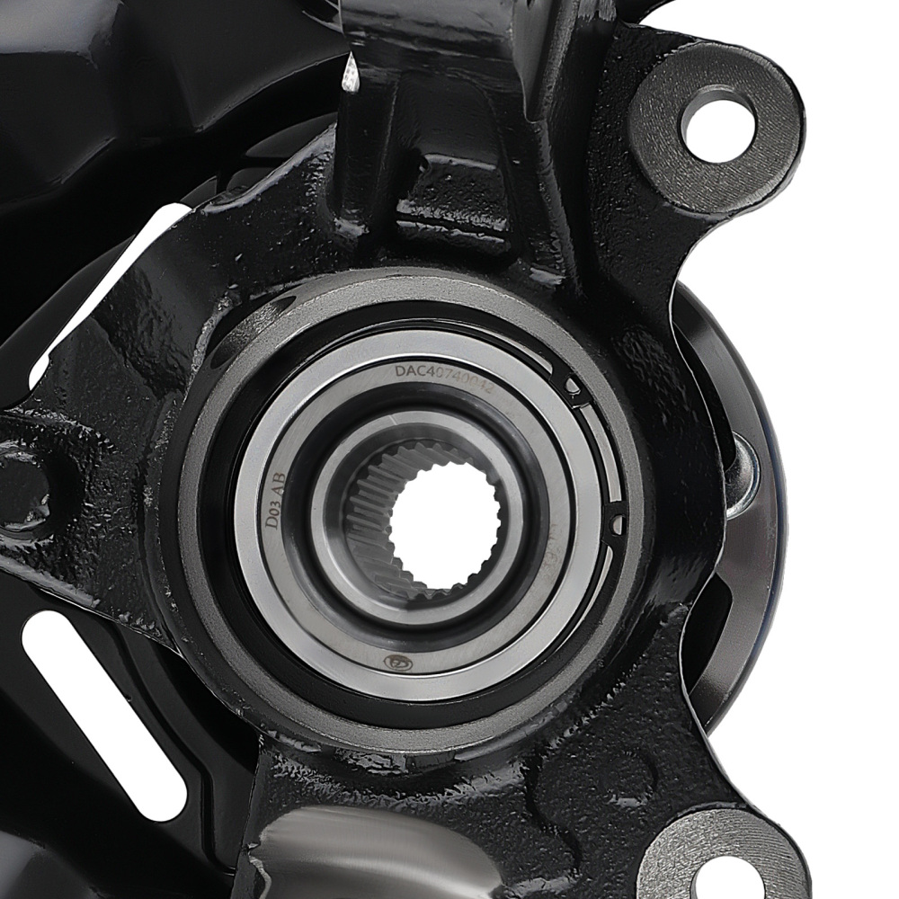 Left+Right Knuckle Steering Wheel Bearing Hub Assy Black compatible for Toyota Matrix 03-08