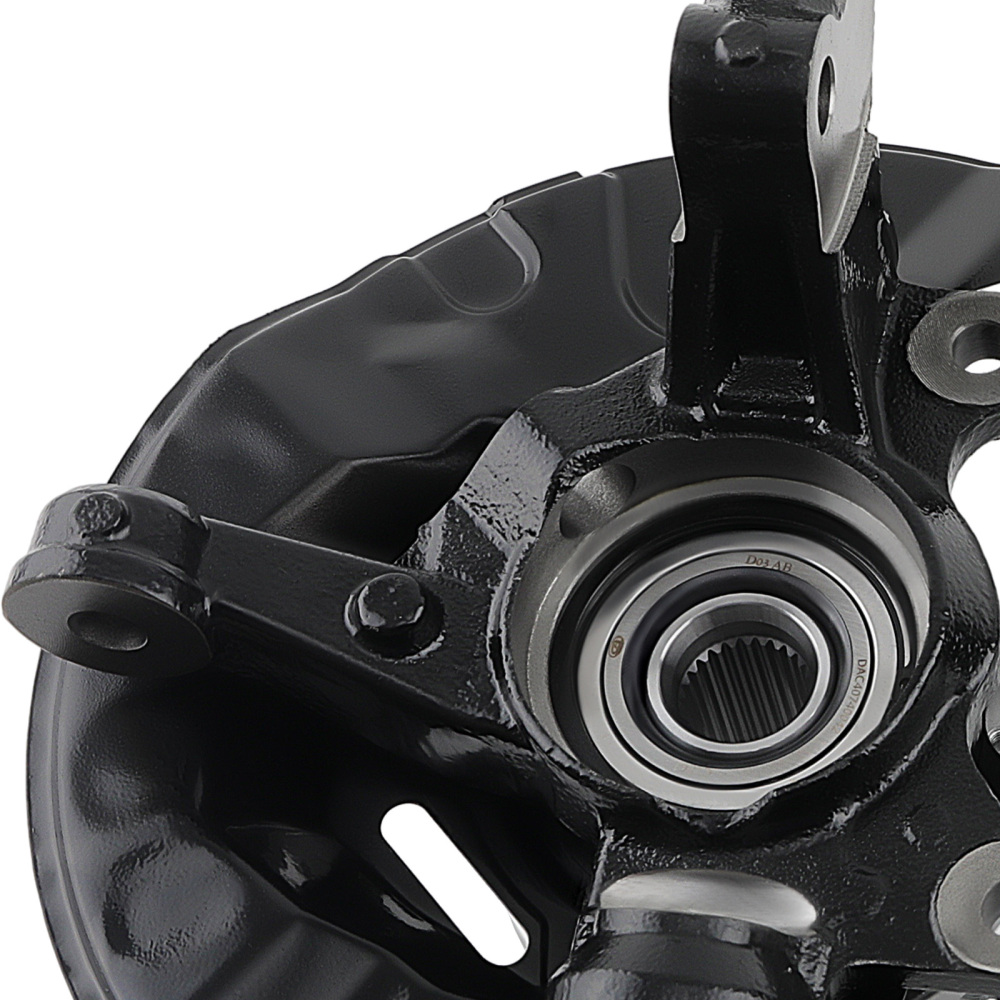 Left+Right Knuckle Steering Wheel Bearing Hub Assy Black compatible for Toyota Matrix 03-08