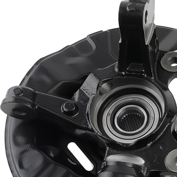Left+Right Knuckle Steering Wheel Bearing Hub Assy Black compatible for Toyota Matrix 03-08